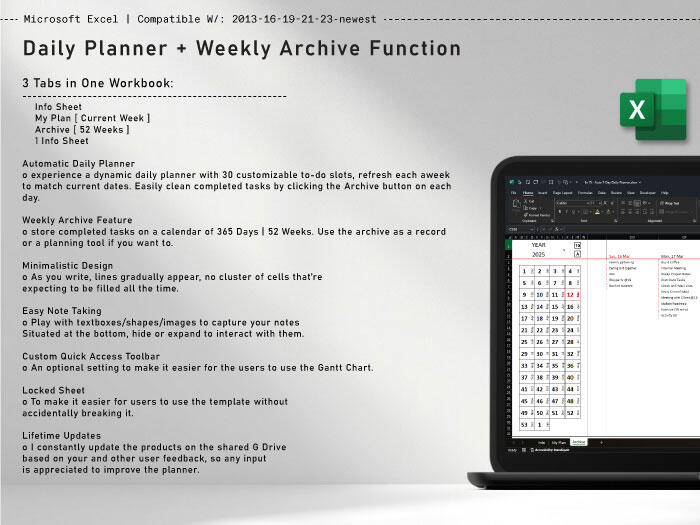 Daily Plan Archive Daily Plan Archive